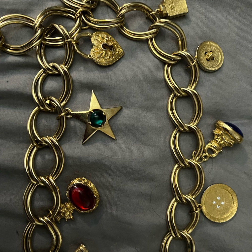 Gold and Green Decorative Belt